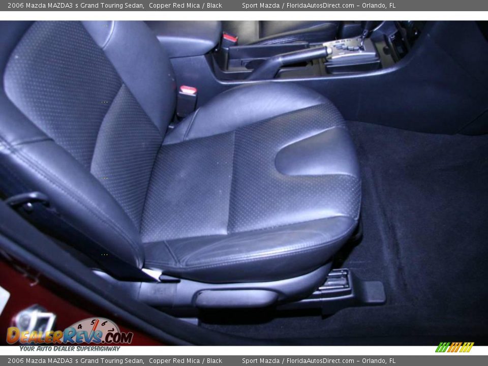 2006 Mazda MAZDA3 s Grand Touring Sedan Copper Red Mica / Black Photo #19