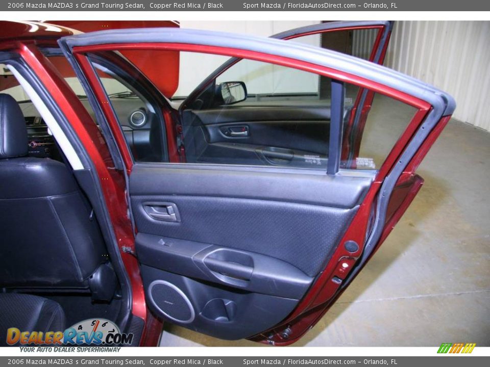 2006 Mazda MAZDA3 s Grand Touring Sedan Copper Red Mica / Black Photo #22