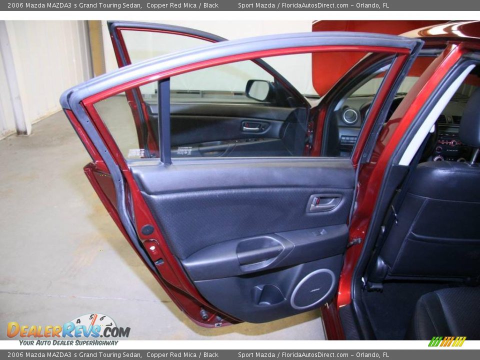 2006 Mazda MAZDA3 s Grand Touring Sedan Copper Red Mica / Black Photo #24