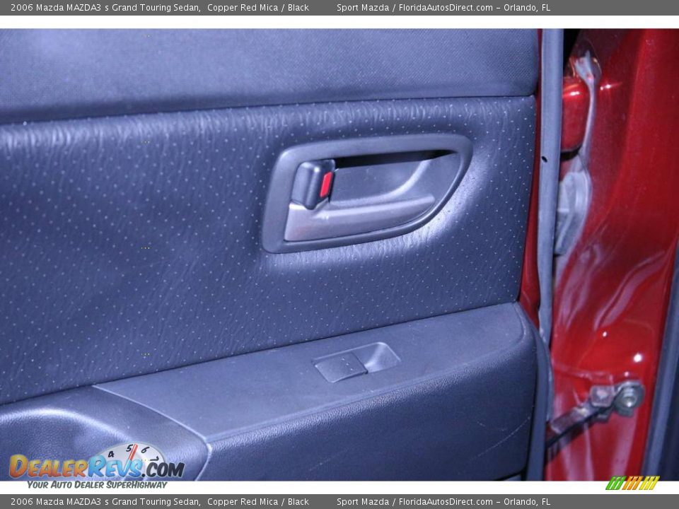2006 Mazda MAZDA3 s Grand Touring Sedan Copper Red Mica / Black Photo #25