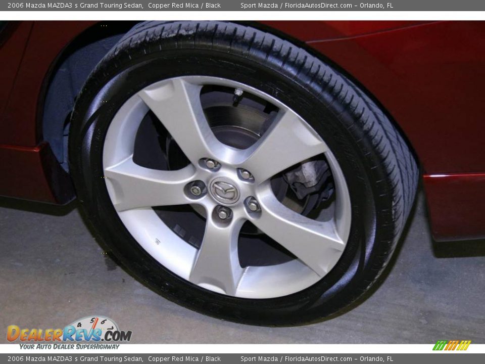 2006 Mazda MAZDA3 s Grand Touring Sedan Copper Red Mica / Black Photo #29