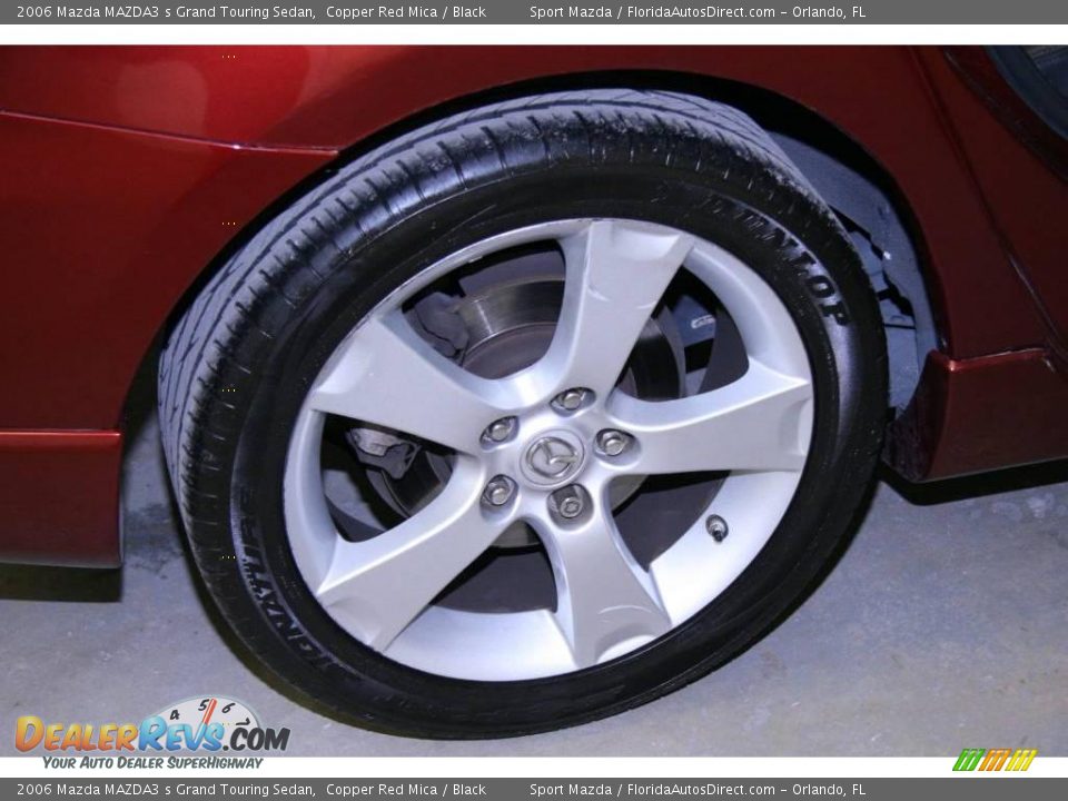 2006 Mazda MAZDA3 s Grand Touring Sedan Copper Red Mica / Black Photo #30