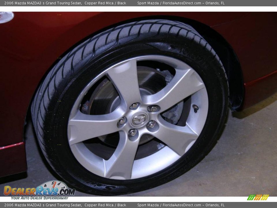 2006 Mazda MAZDA3 s Grand Touring Sedan Copper Red Mica / Black Photo #31