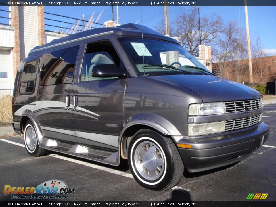 2001 Chevrolet Astro LT Passenger Van Medium Chacoal Gray Metallic / Pewter Photo #8
