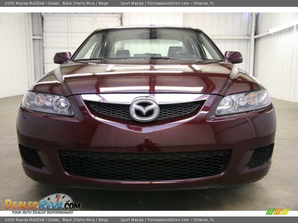 2006 Mazda MAZDA6 i Sedan Black Cherry Mica / Beige Photo #3