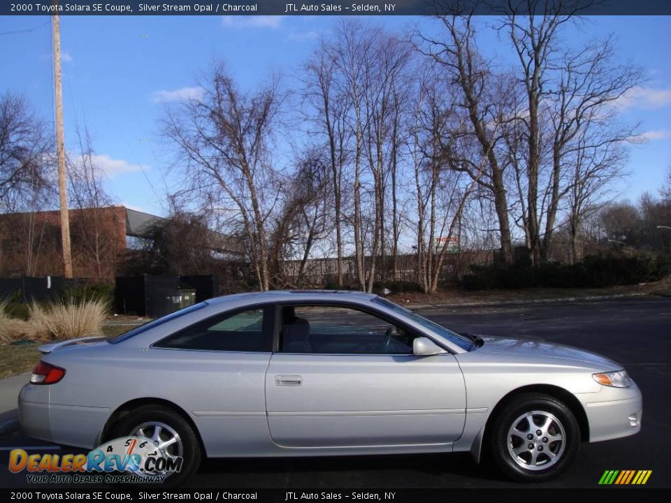 2000 Toyota Solara SE Coupe Silver Stream Opal / Charcoal Photo #4