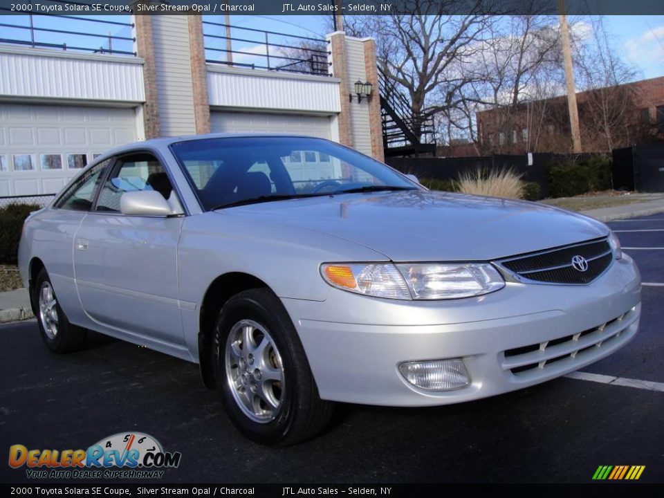 2000 Toyota Solara SE Coupe Silver Stream Opal / Charcoal Photo #5