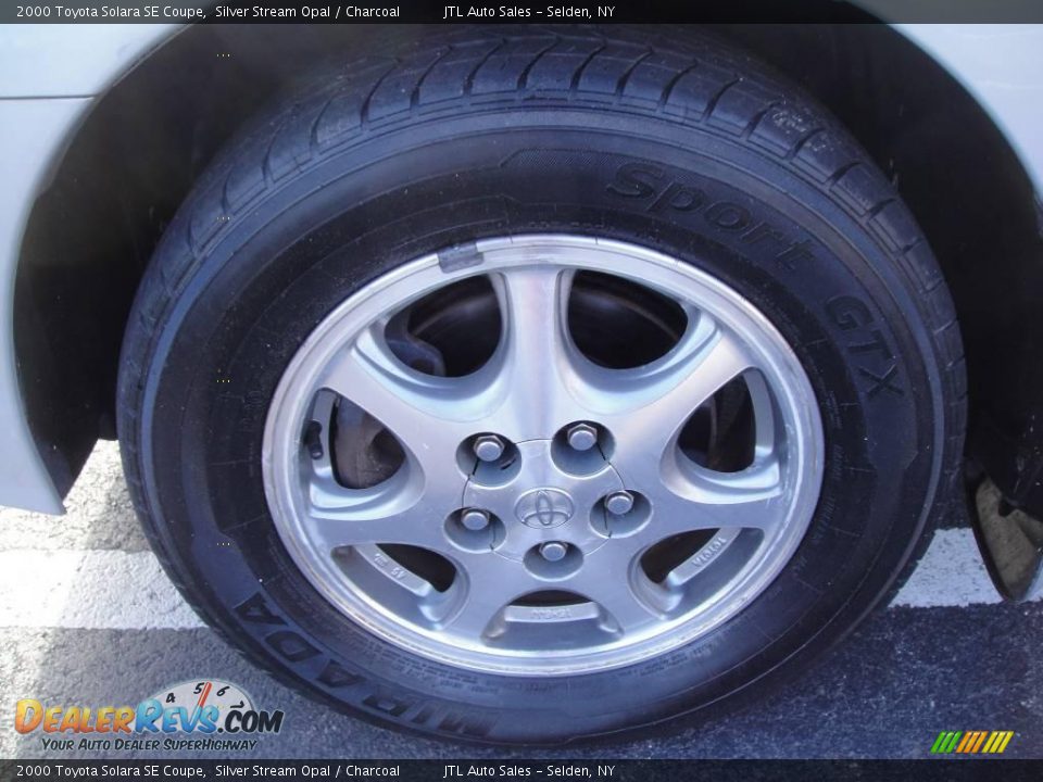 2000 Toyota Solara SE Coupe Silver Stream Opal / Charcoal Photo #6