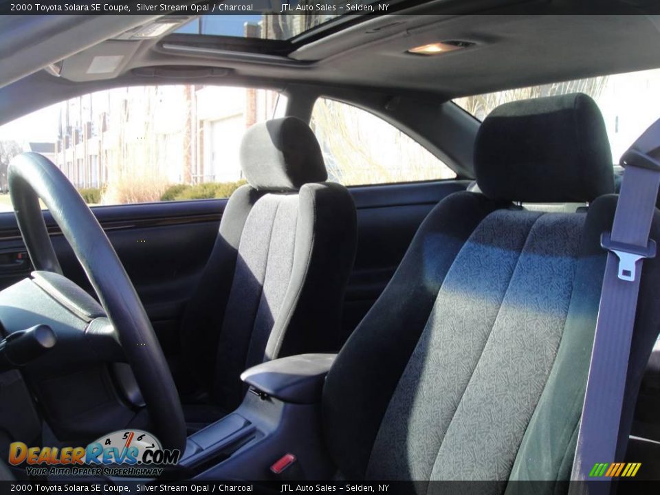 2000 Toyota Solara SE Coupe Silver Stream Opal / Charcoal Photo #8