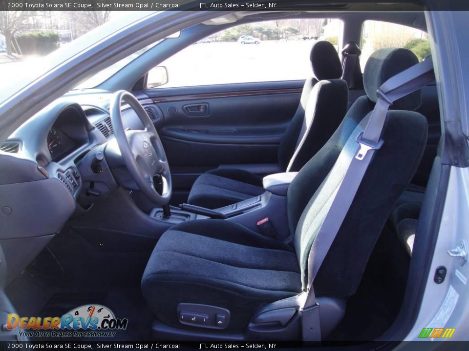 2000 Toyota Solara SE Coupe Silver Stream Opal / Charcoal Photo #9