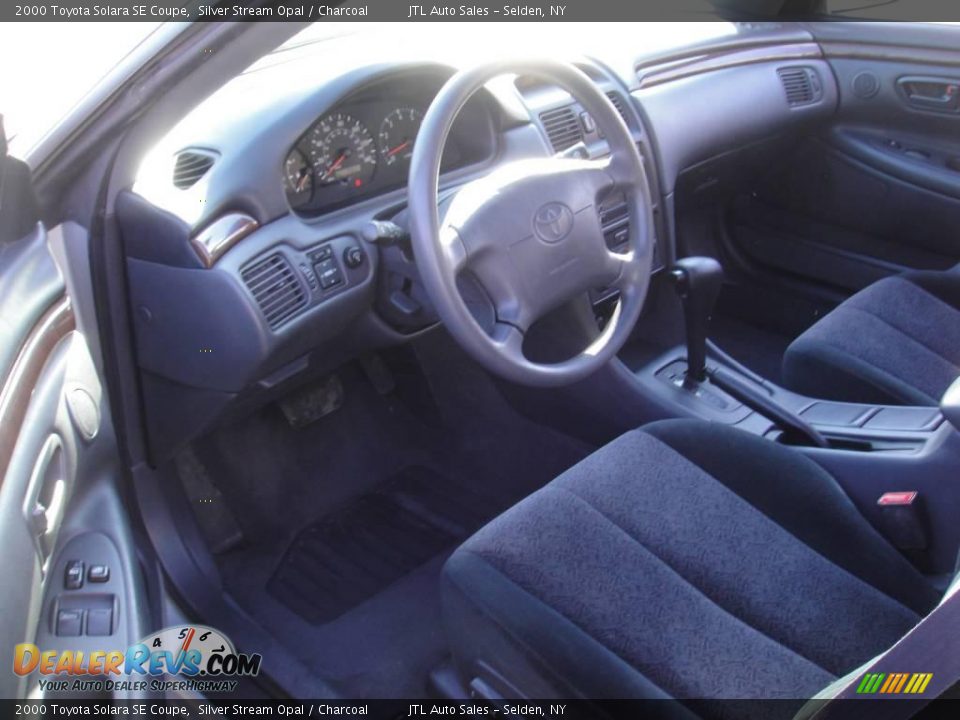 2000 Toyota Solara SE Coupe Silver Stream Opal / Charcoal Photo #10