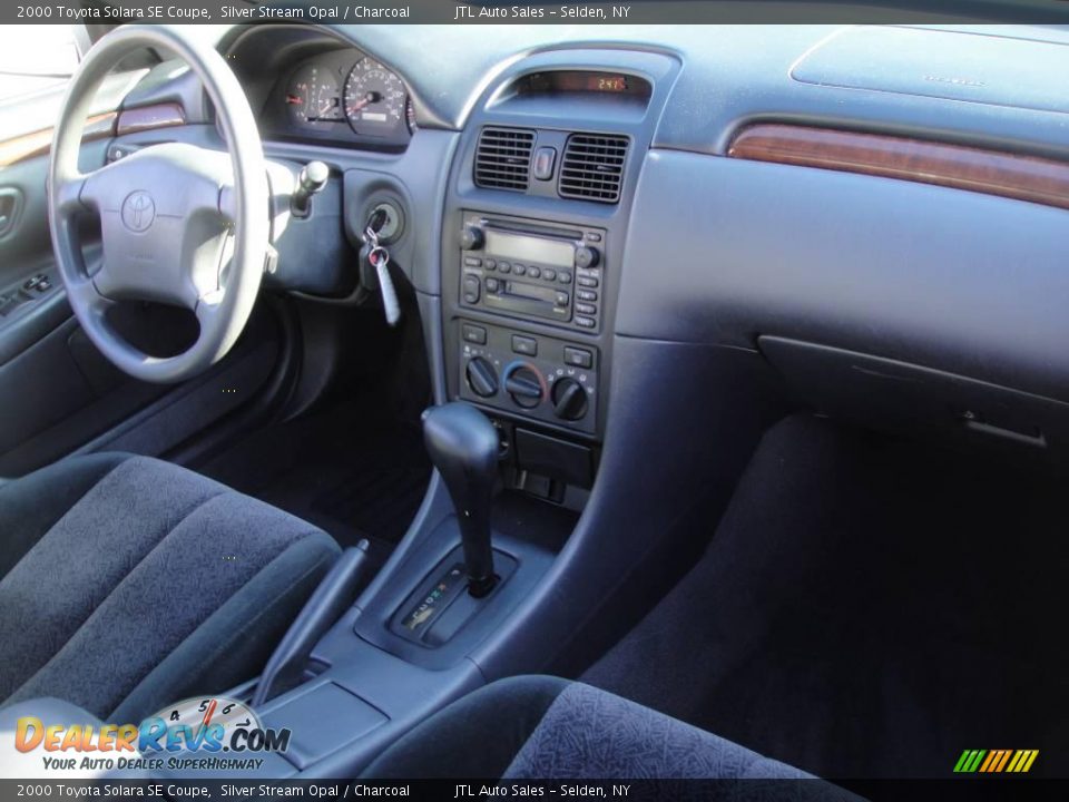 2000 Toyota Solara SE Coupe Silver Stream Opal / Charcoal Photo #11