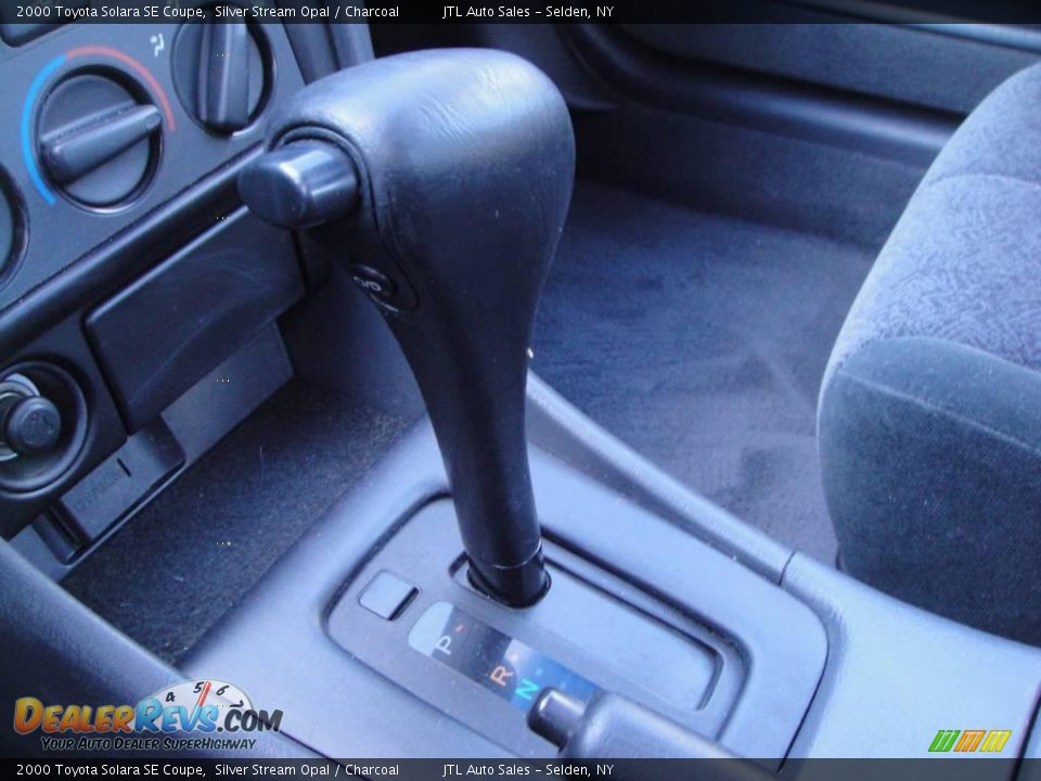 2000 Toyota Solara SE Coupe Silver Stream Opal / Charcoal Photo #13