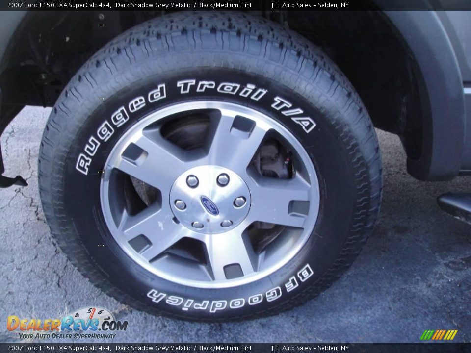 2007 Ford F150 FX4 SuperCab 4x4 Dark Shadow Grey Metallic / Black/Medium Flint Photo #7