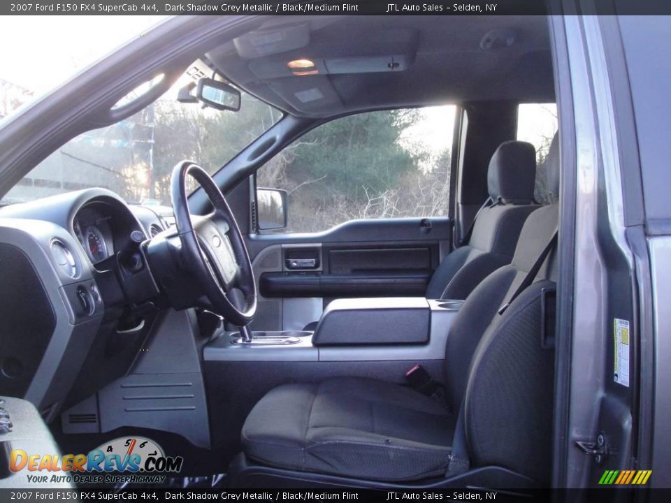 2007 Ford F150 FX4 SuperCab 4x4 Dark Shadow Grey Metallic / Black/Medium Flint Photo #10