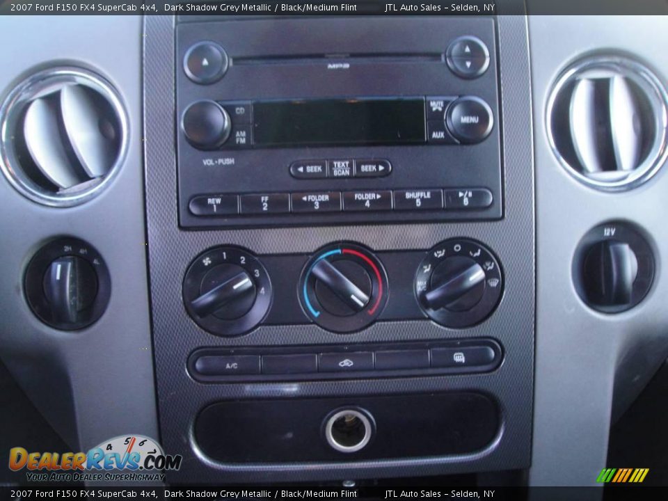 2007 Ford F150 FX4 SuperCab 4x4 Dark Shadow Grey Metallic / Black/Medium Flint Photo #12