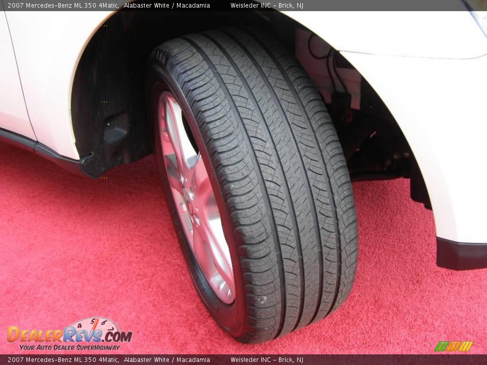 2007 Mercedes-Benz ML 350 4Matic Alabaster White / Macadamia Photo #9