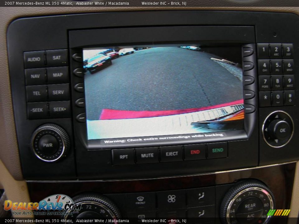 2007 Mercedes-Benz ML 350 4Matic Alabaster White / Macadamia Photo #16