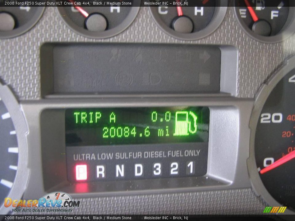 2008 Ford F250 Super Duty XLT Crew Cab 4x4 Black / Medium Stone Photo #26