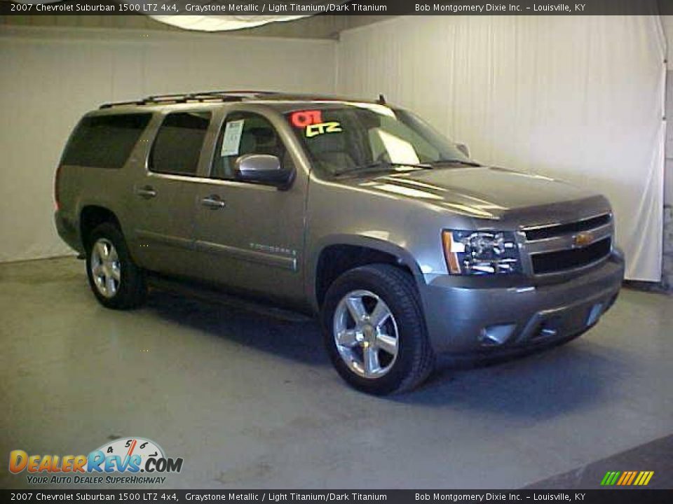 2007 Chevrolet Suburban 1500 LTZ 4x4 Graystone Metallic / Light Titanium/Dark Titanium Photo #1