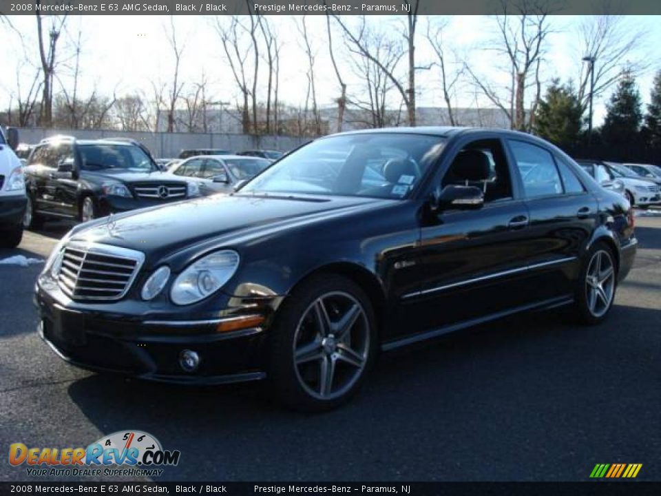 2008 Mercedes-Benz E 63 AMG Sedan Black / Black Photo #1