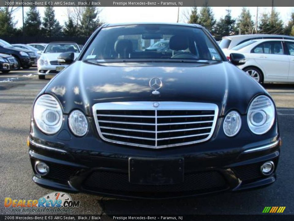 2008 Mercedes-Benz E 63 AMG Sedan Black / Black Photo #2