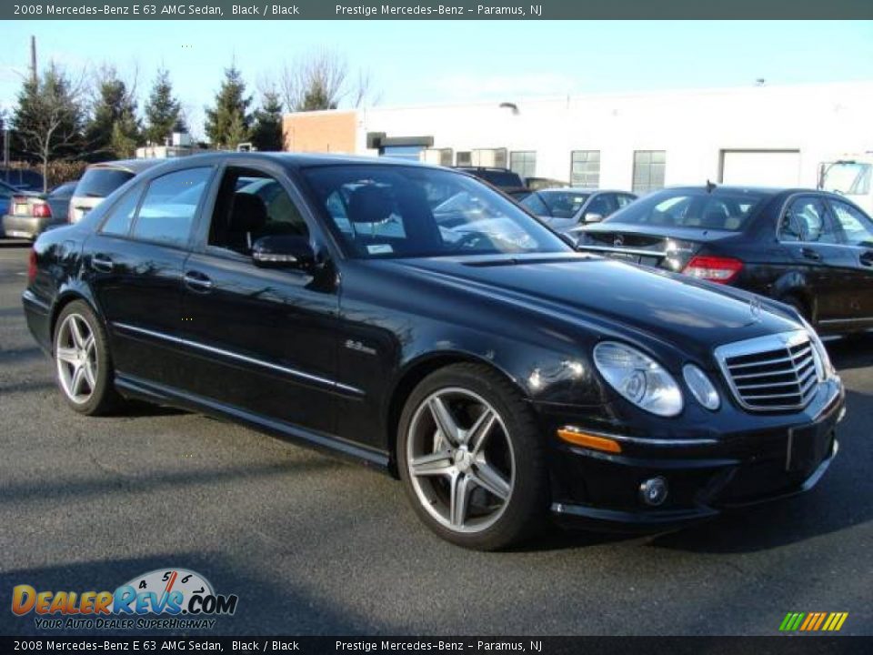 2008 Mercedes-Benz E 63 AMG Sedan Black / Black Photo #3