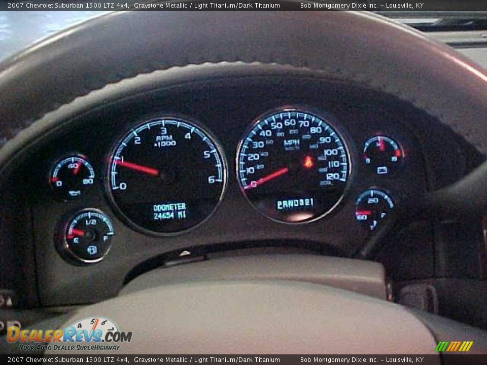 2007 Chevrolet Suburban 1500 LTZ 4x4 Graystone Metallic / Light Titanium/Dark Titanium Photo #30