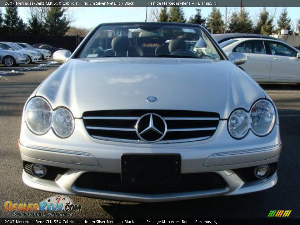 2007 Mercedes-Benz CLK 550 Cabriolet Iridium Silver Metallic / Black Photo #3