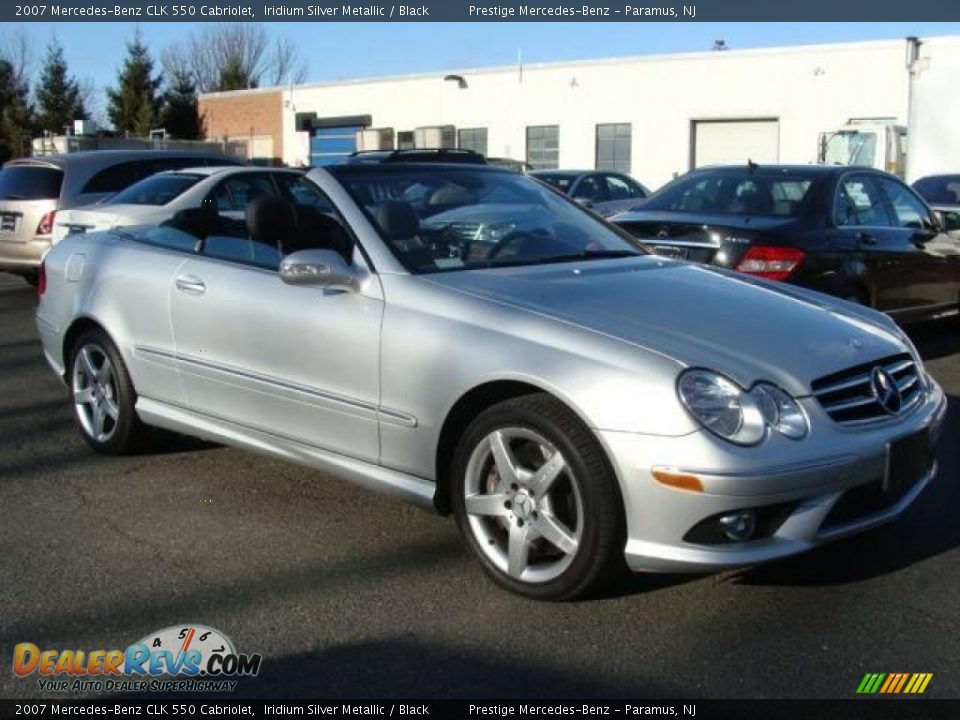 2007 Mercedes-Benz CLK 550 Cabriolet Iridium Silver Metallic / Black Photo #4