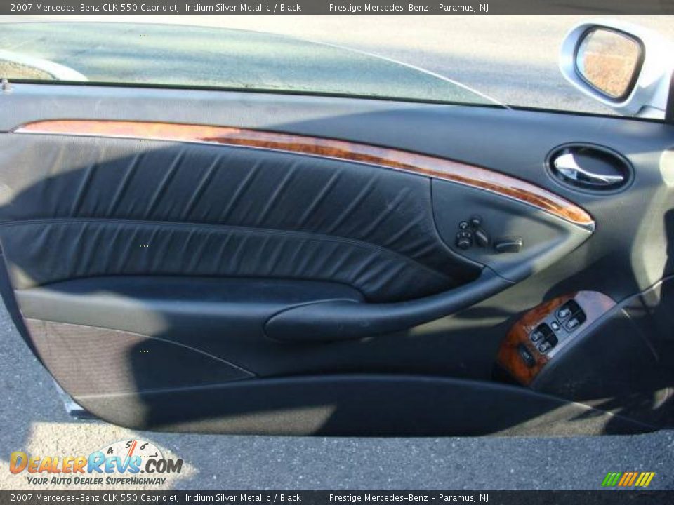 2007 Mercedes-Benz CLK 550 Cabriolet Iridium Silver Metallic / Black Photo #8