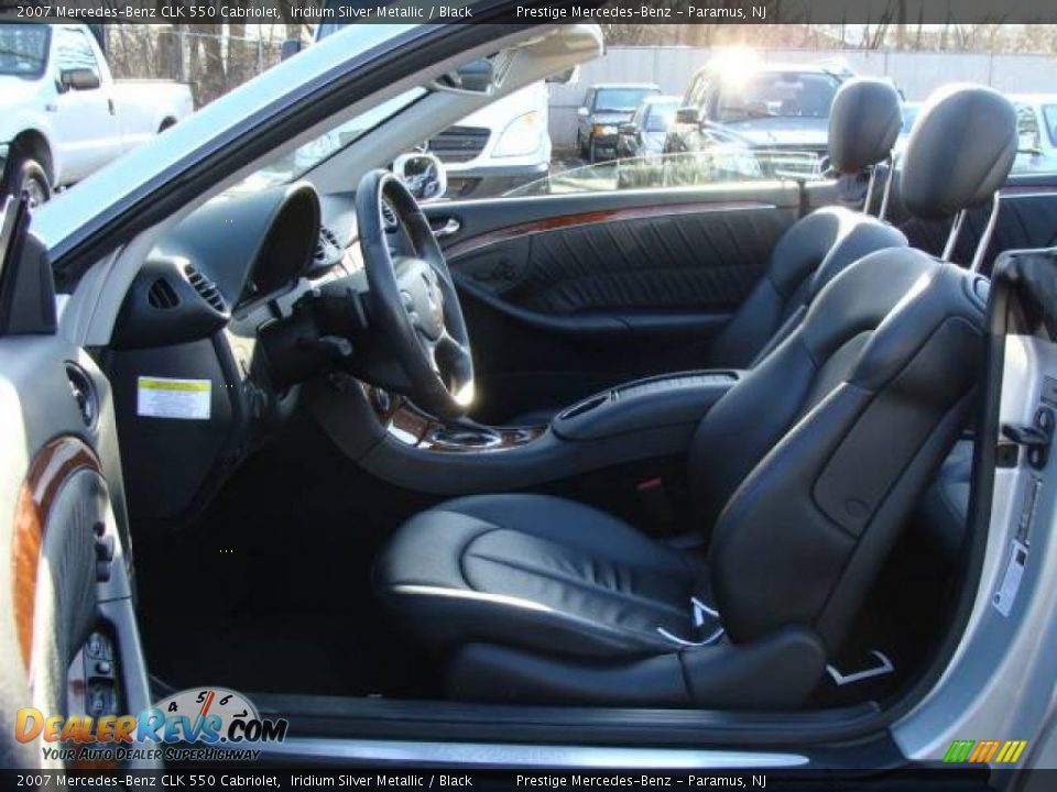 2007 Mercedes-Benz CLK 550 Cabriolet Iridium Silver Metallic / Black Photo #9