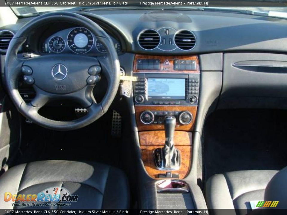 2007 Mercedes-Benz CLK 550 Cabriolet Iridium Silver Metallic / Black Photo #11
