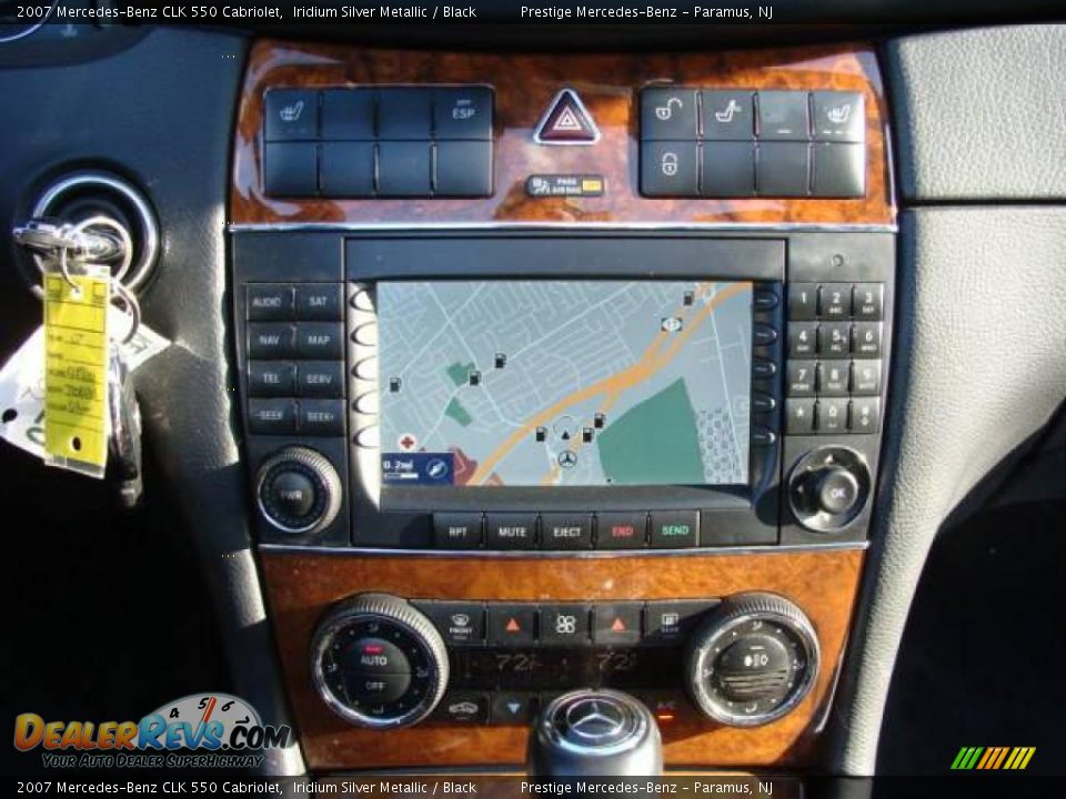 2007 Mercedes-Benz CLK 550 Cabriolet Iridium Silver Metallic / Black Photo #13