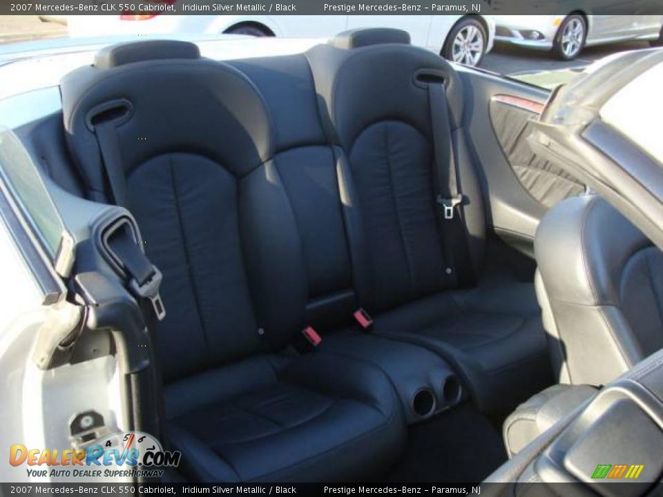 2007 Mercedes-Benz CLK 550 Cabriolet Iridium Silver Metallic / Black Photo #14