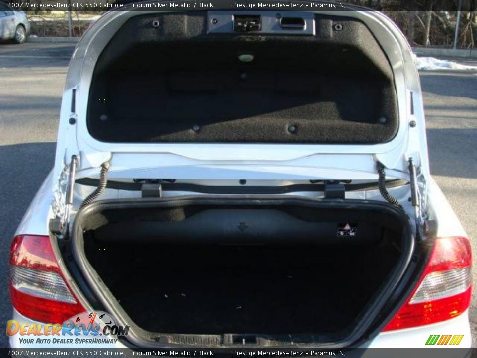 2007 Mercedes-Benz CLK 550 Cabriolet Iridium Silver Metallic / Black Photo #15
