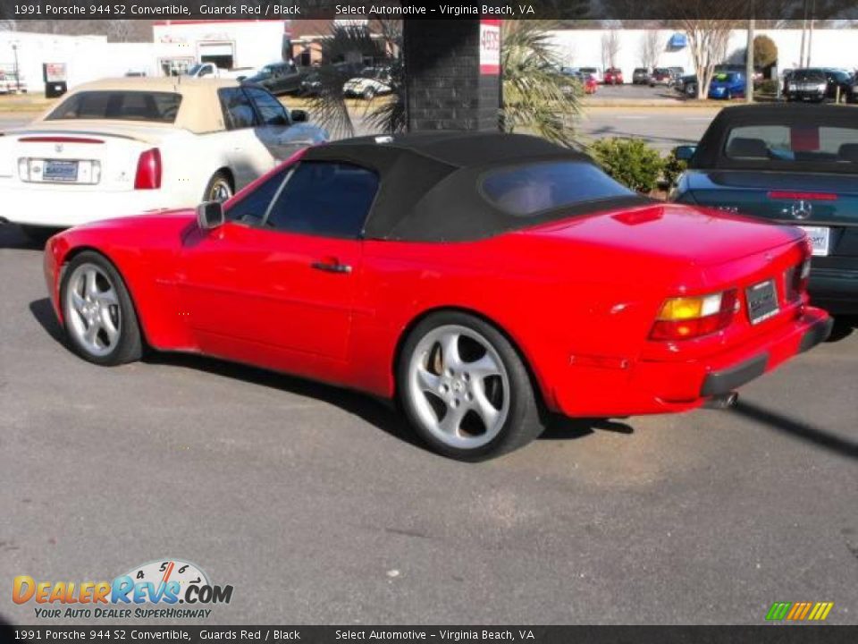 1991 Porsche 944 S2 Convertible Guards Red / Black Photo #7
