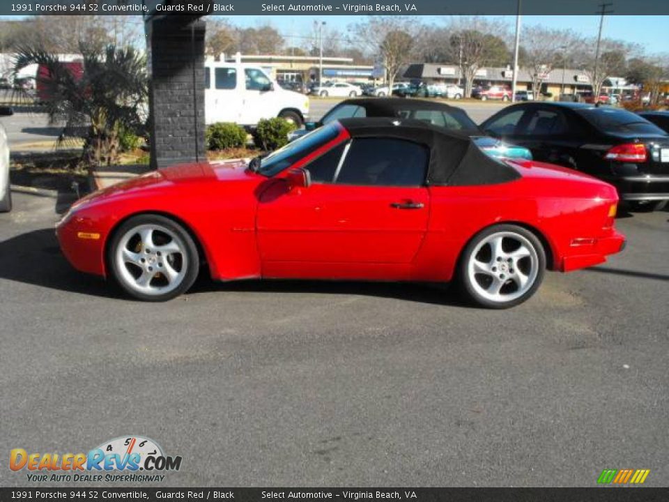 1991 Porsche 944 S2 Convertible Guards Red / Black Photo #8