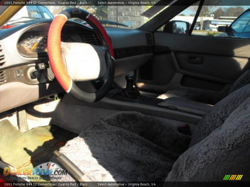 1991 Porsche 944 S2 Convertible Guards Red / Black Photo #10