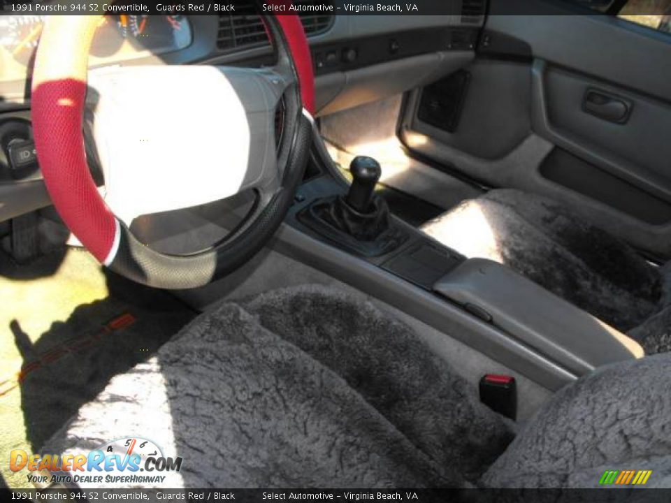 1991 Porsche 944 S2 Convertible Guards Red / Black Photo #11