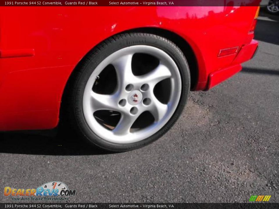 1991 Porsche 944 S2 Convertible Guards Red / Black Photo #15