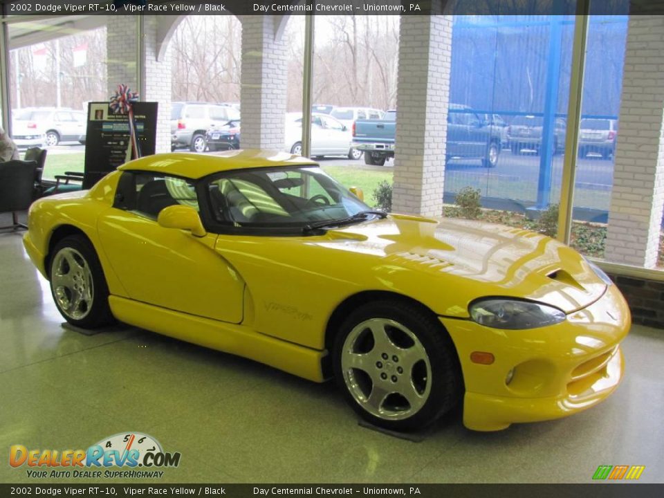 2002 Dodge Viper RT-10 Viper Race Yellow / Black Photo #1