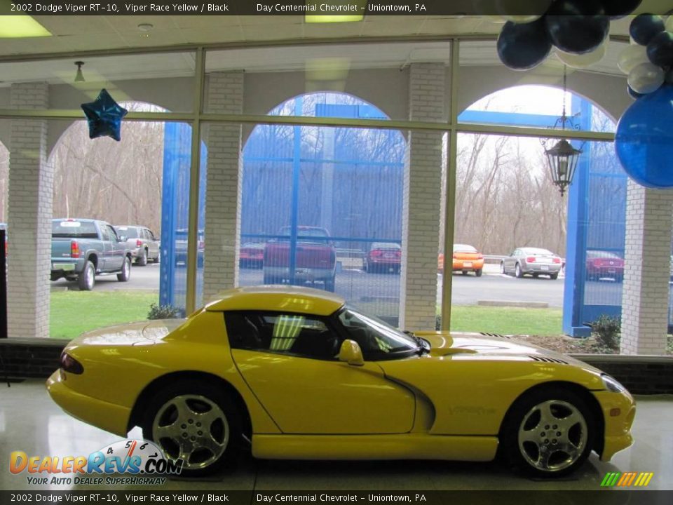 2002 Dodge Viper RT-10 Viper Race Yellow / Black Photo #2