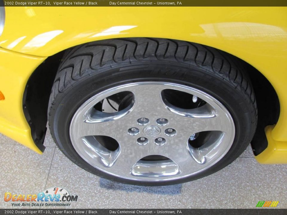 2002 Dodge Viper RT-10 Viper Race Yellow / Black Photo #4