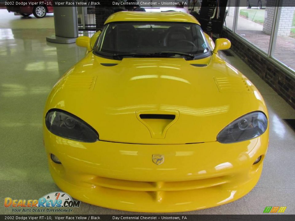 2002 Dodge Viper RT-10 Viper Race Yellow / Black Photo #5