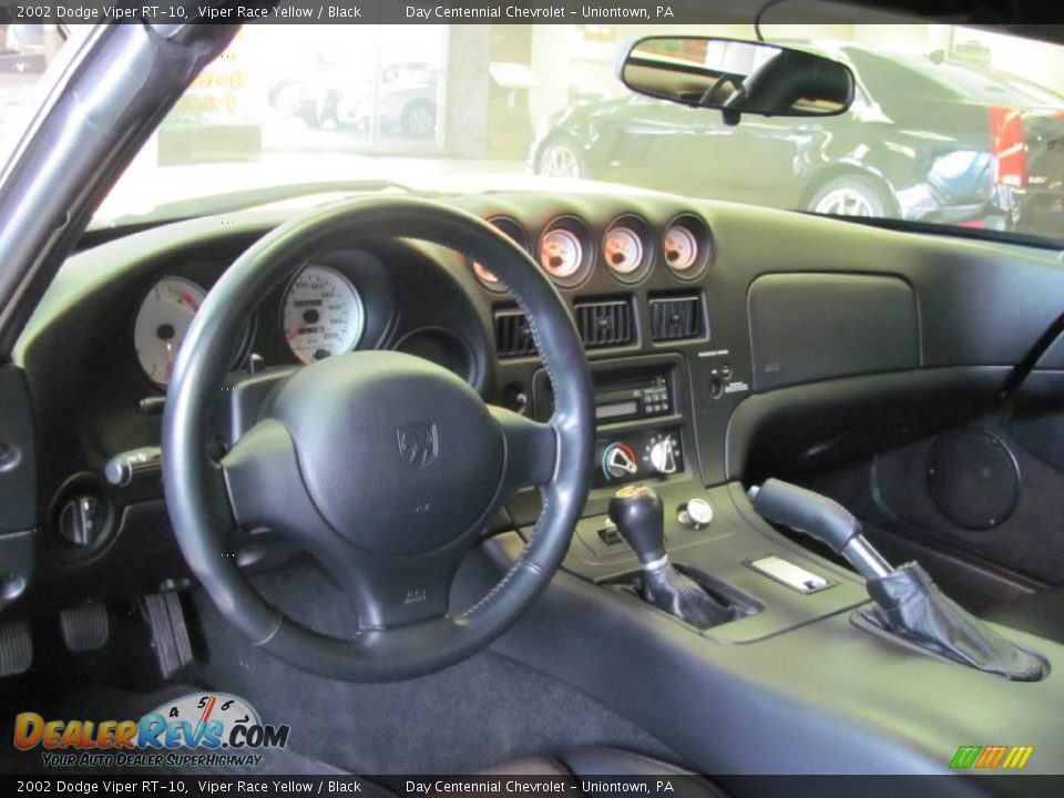 2002 Dodge Viper RT-10 Viper Race Yellow / Black Photo #7
