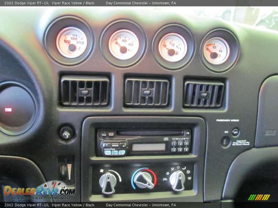 2002 Dodge Viper RT-10 Viper Race Yellow / Black Photo #12