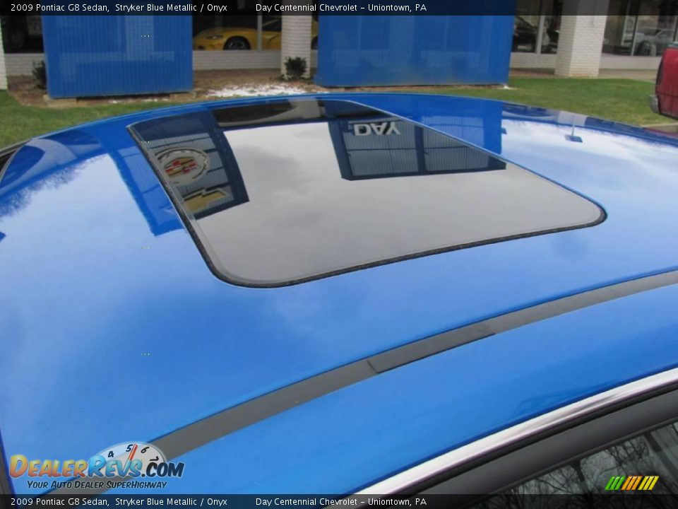 2009 Pontiac G8 Sedan Stryker Blue Metallic / Onyx Photo #4