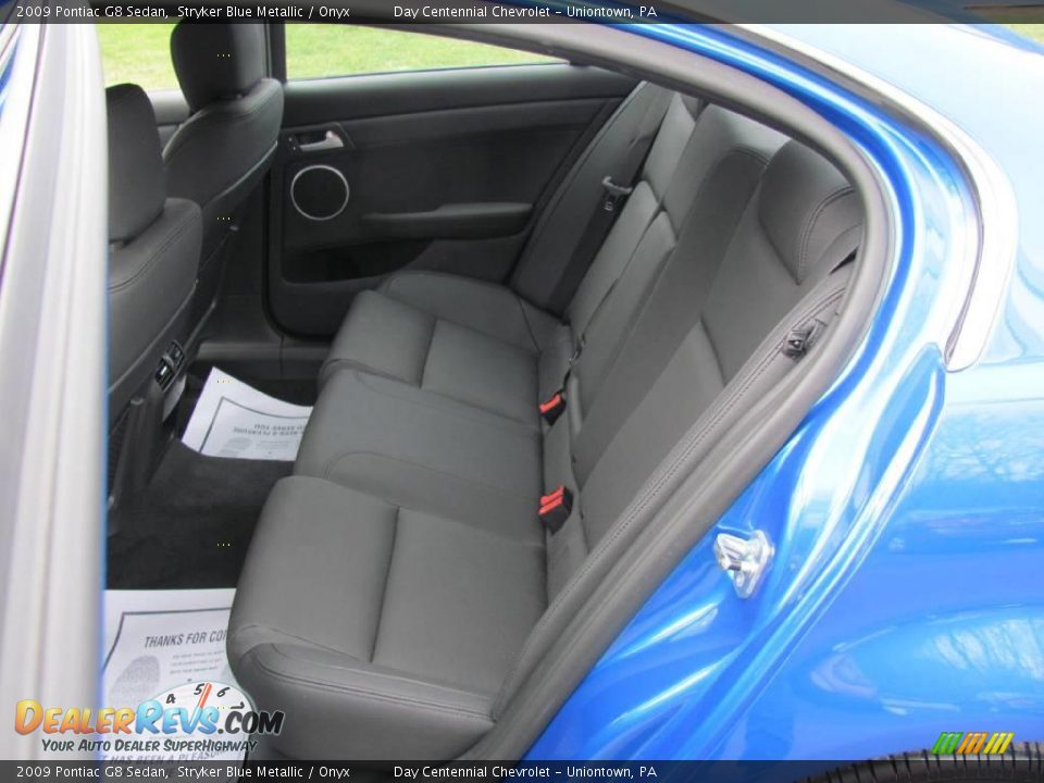 2009 Pontiac G8 Sedan Stryker Blue Metallic / Onyx Photo #6