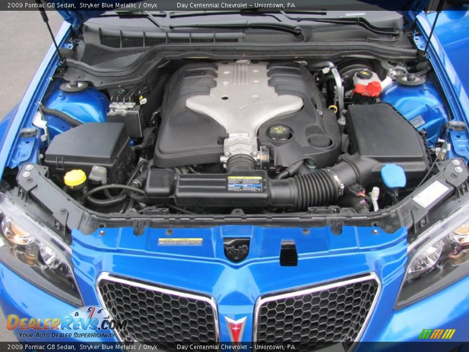 2009 Pontiac G8 Sedan Stryker Blue Metallic / Onyx Photo #8